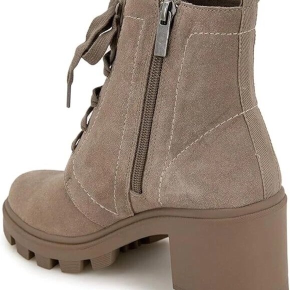 Splendid Women's Mady Combat Boot Ermine Taupe Size 8.5 - Picture 3 of 7